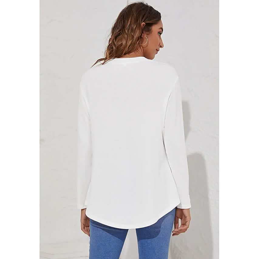 Women's Long Sleeve Crew Neck T-Shirt