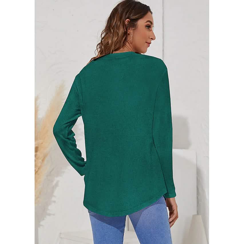 Women's Long Sleeve Crew Neck T-Shirt